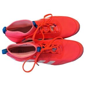 Unisex Addidas Pink and Blue Gravel Cycling Shoes Size Mens US 9/Womens US 10